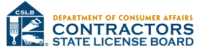Contractors State License Board, California Department of Consumer Affairs